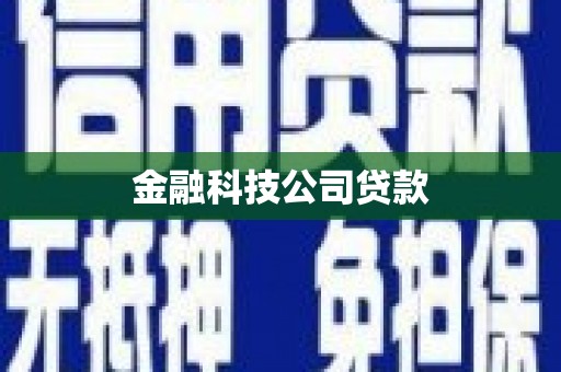 君山金融科技公司贷款
