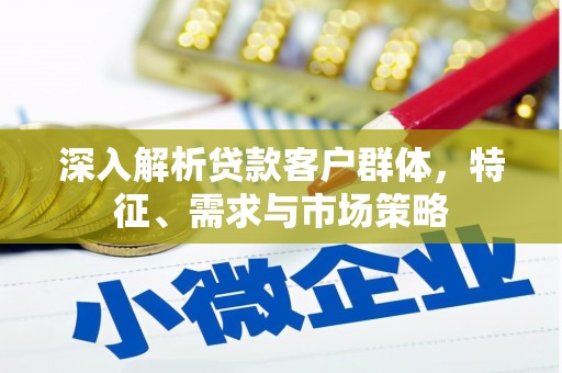 君山深入解析贷款客户群体，特征、需求与市场策略
