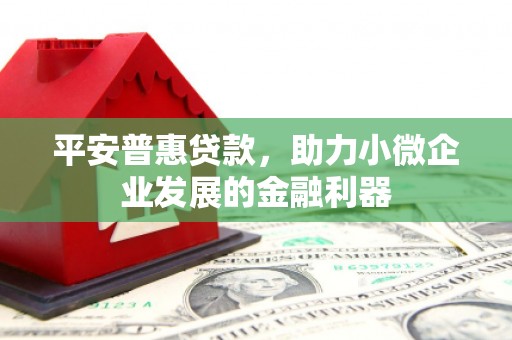 君山平安普惠贷款，助力小微企业发展的金融利器