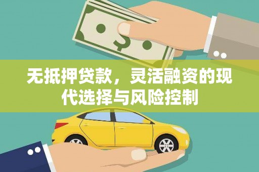 君山无抵押贷款，灵活融资的现代选择与风险控制