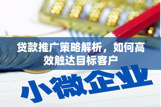 君山贷款推广策略解析，如何高效触达目标客户