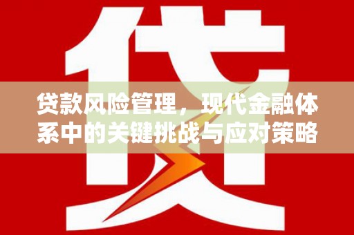 君山贷款风险管理，现代金融体系中的关键挑战与应对策略