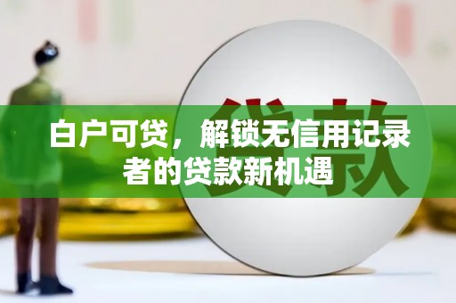 君山白户可贷，解锁无信用记录者的贷款新机遇