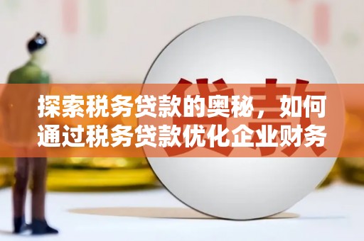 君山探索税务贷款的奥秘，如何通过税务贷款优化企业财务