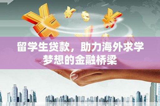 君山留学生贷款，助力海外求学梦想的金融桥梁