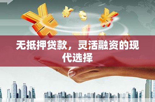 君山无抵押贷款，灵活融资的现代选择
