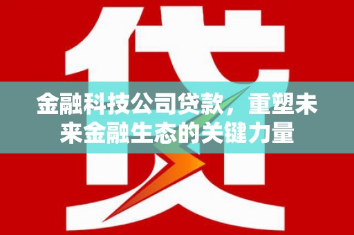 君山金融科技公司贷款，重塑未来金融生态的关键力量