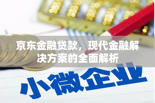 君山京东金融贷款，现代金融解决方案的全面解析
