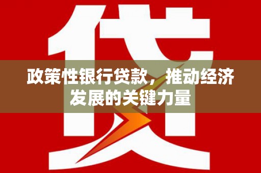 君山政策性银行贷款，推动经济发展的关键力量