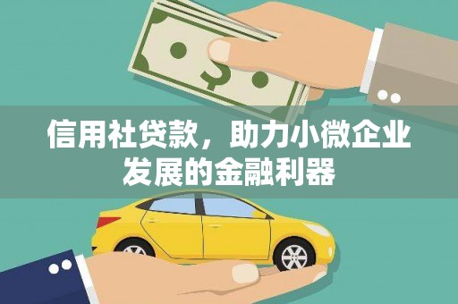 君山信用社贷款，助力小微企业发展的金融利器