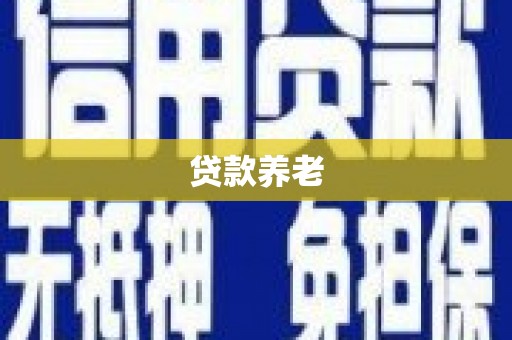 君山贷款养老