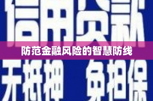 君山防范金融风险的智慧防线
