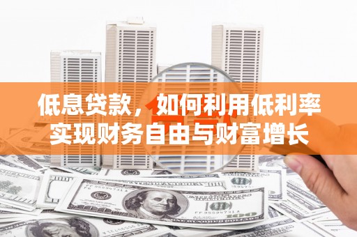 君山低息贷款，如何利用低利率实现财务自由与财富增长