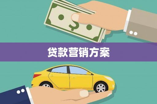君山贷款营销方案