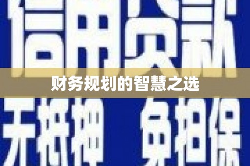 君山财务规划的智慧之选